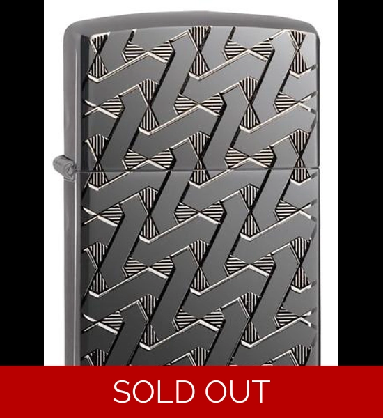 Armor Geometric Weave Zippo